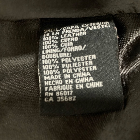 BEBE Leather Jacket Size Medium - Picture 10 of 10